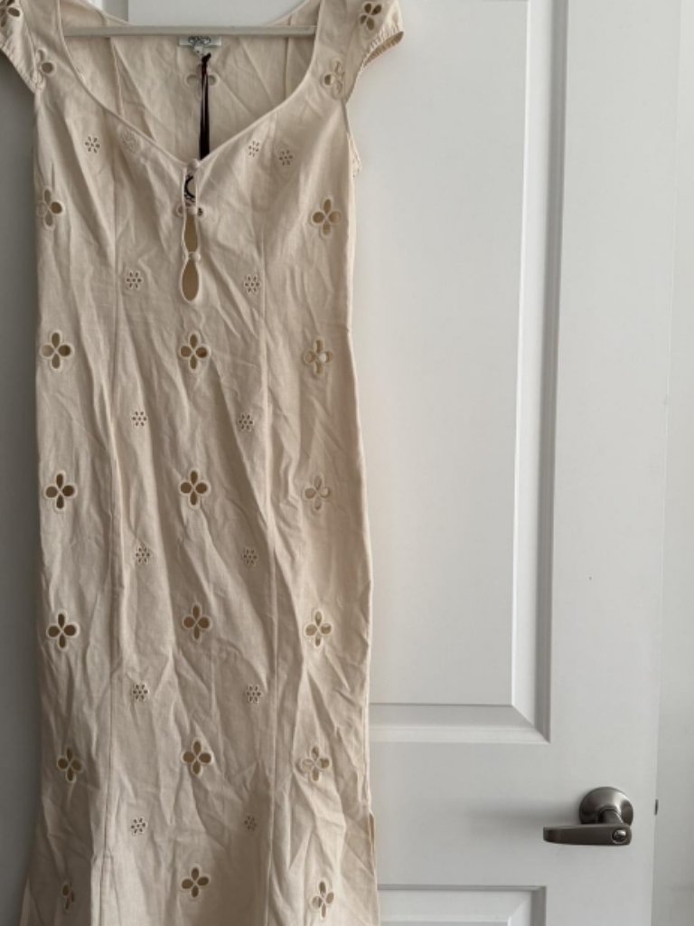 New With Tags Mirror Palais Maria Dress In Leite — image 2 of 6